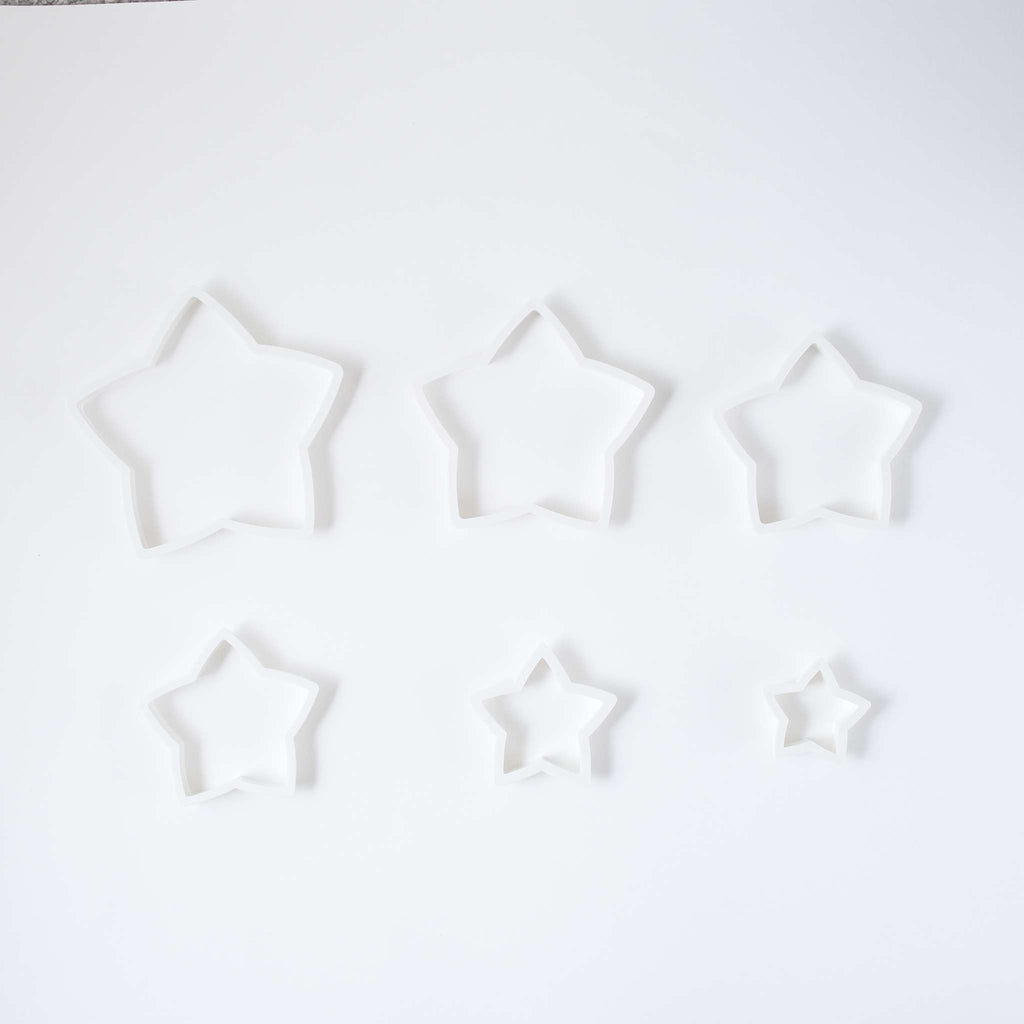 Star Fondant Cutters Set Of 6