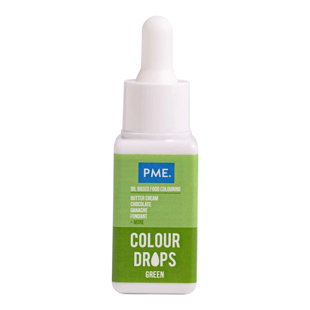 Colour Drops Groen - Voedselkleurstof op Oliebasis (20ml)