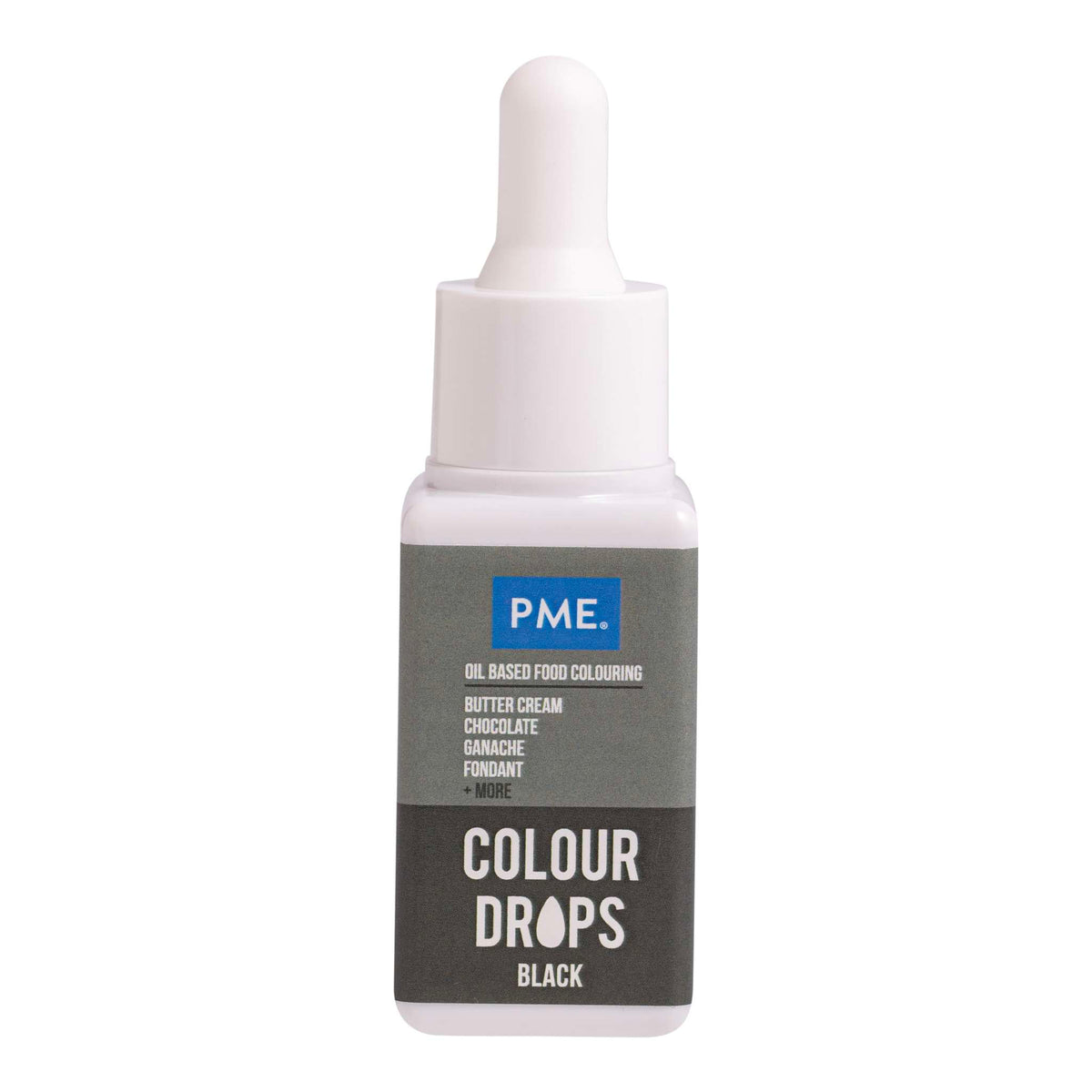 Colour Drops Negros - Colorante Alimentario a Base de Aceite (20ml)