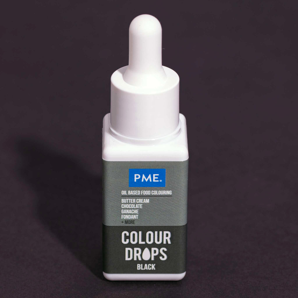 Colour Drops Negros - Colorante Alimentario a Base de Aceite (20ml)
