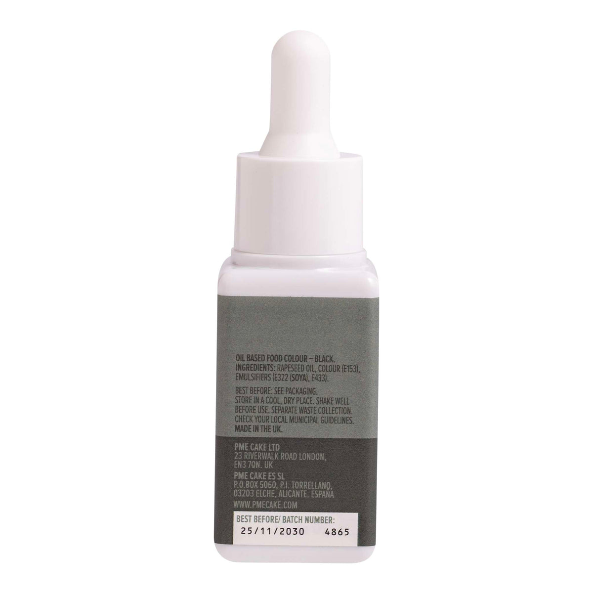 Colour Drops Negros - Colorante Alimentario a Base de Aceite (20ml)