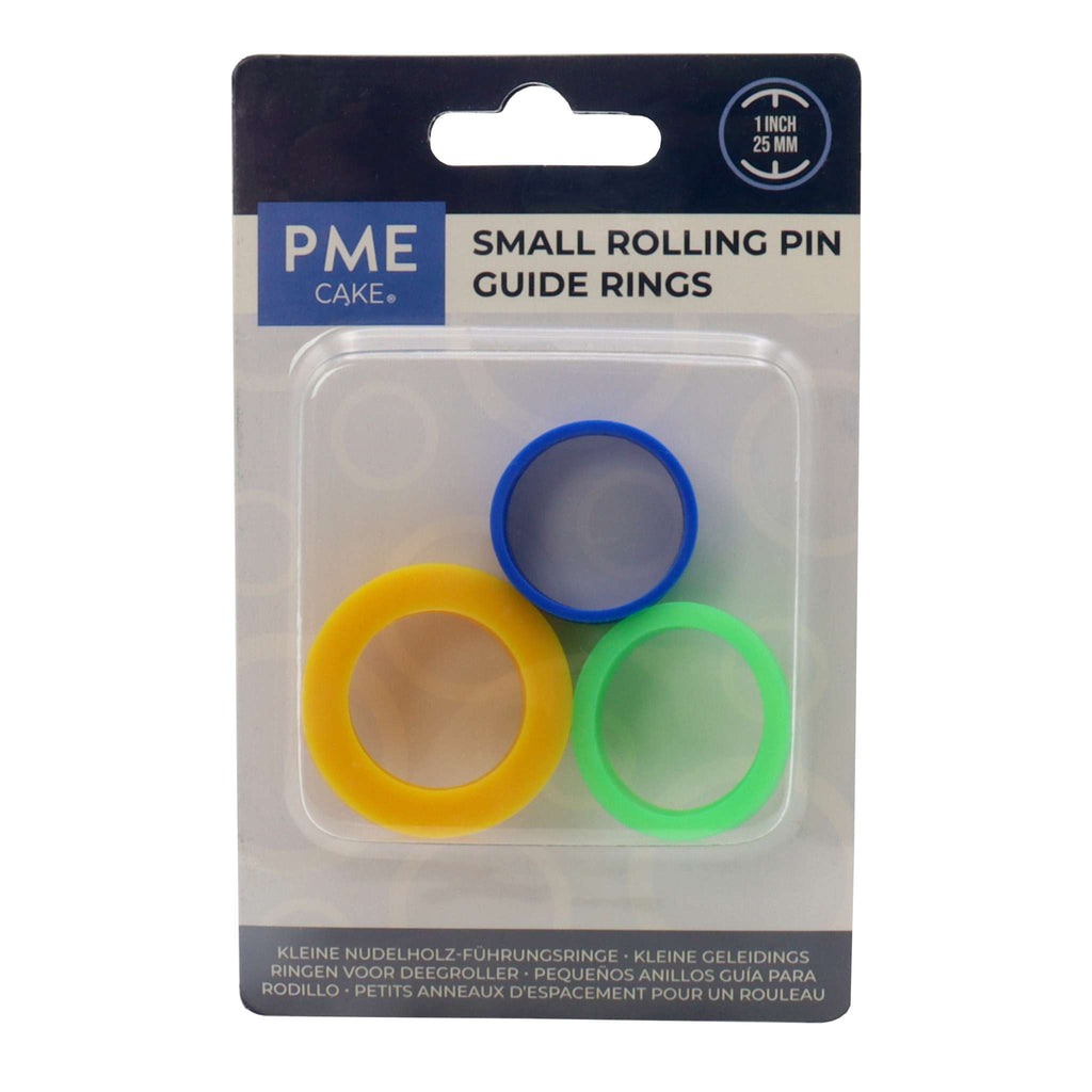 Small Rolling Pin Guide Rings  Pk/6 (1 inch / 25mm)
