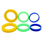 Small Rolling Pin Guide Rings  Pk/6 (1 inch / 25mm)
