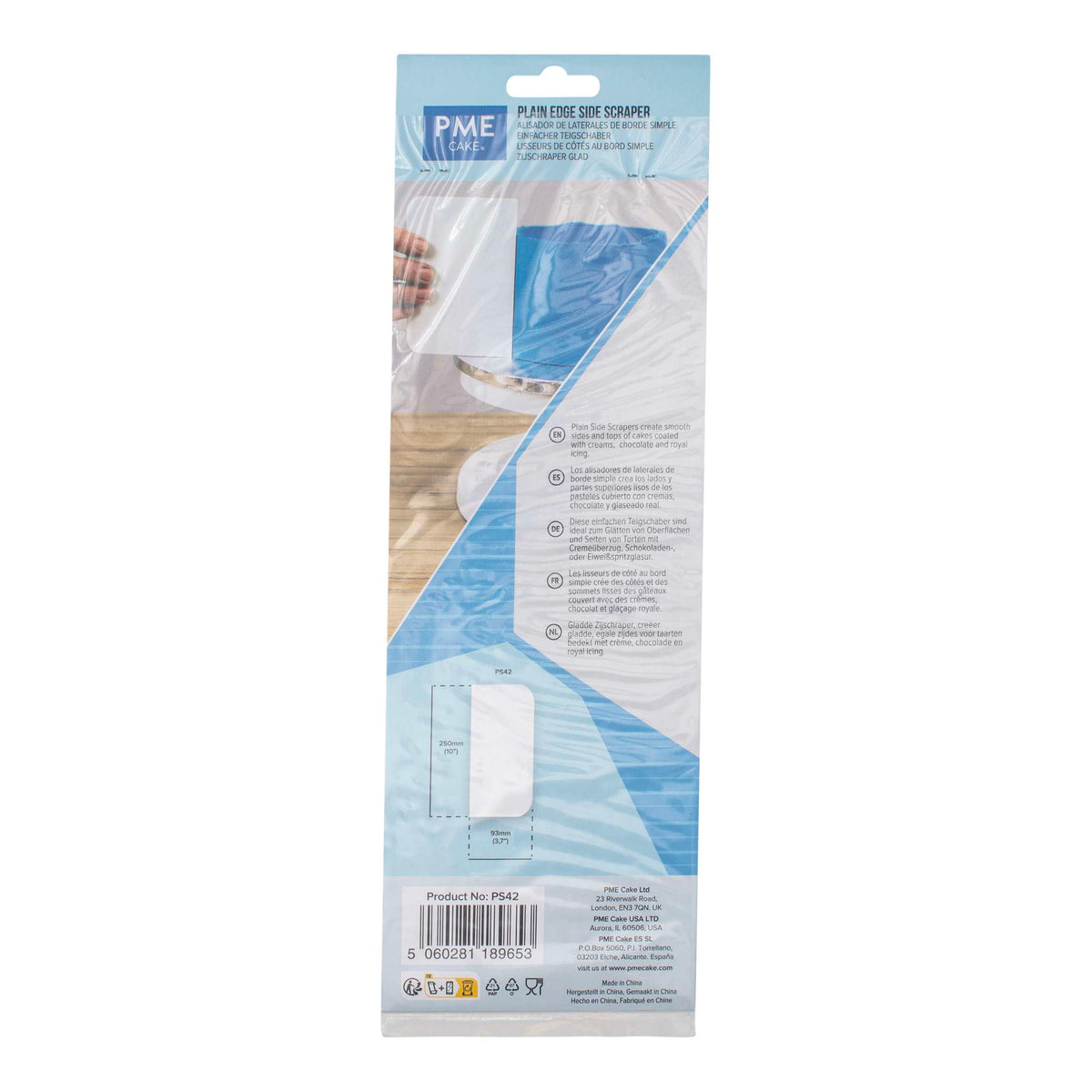 Zijkant Schrapers - X-Hoge Plastic (255mm / 10")
