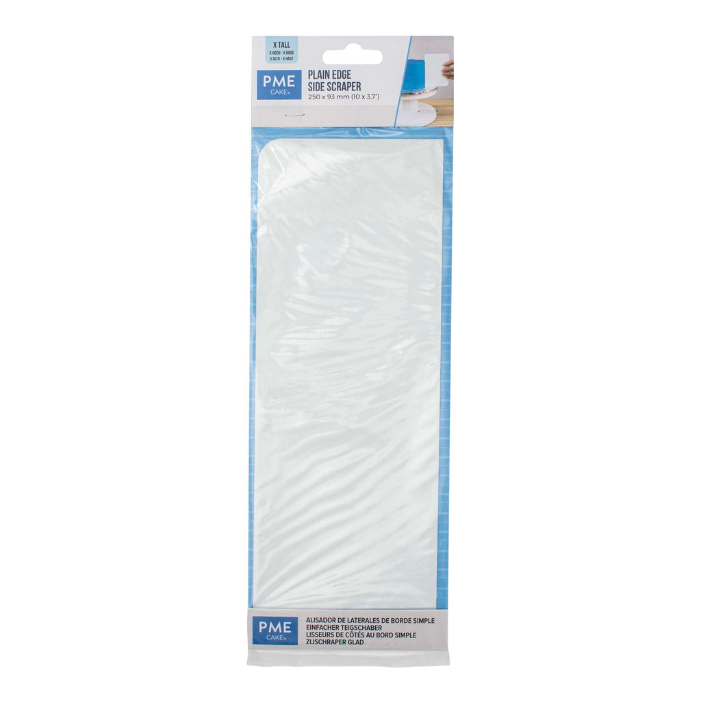 Plastic Plain Edge Side Scraper X Tall (250 x 93mm / 10 x 3.7")