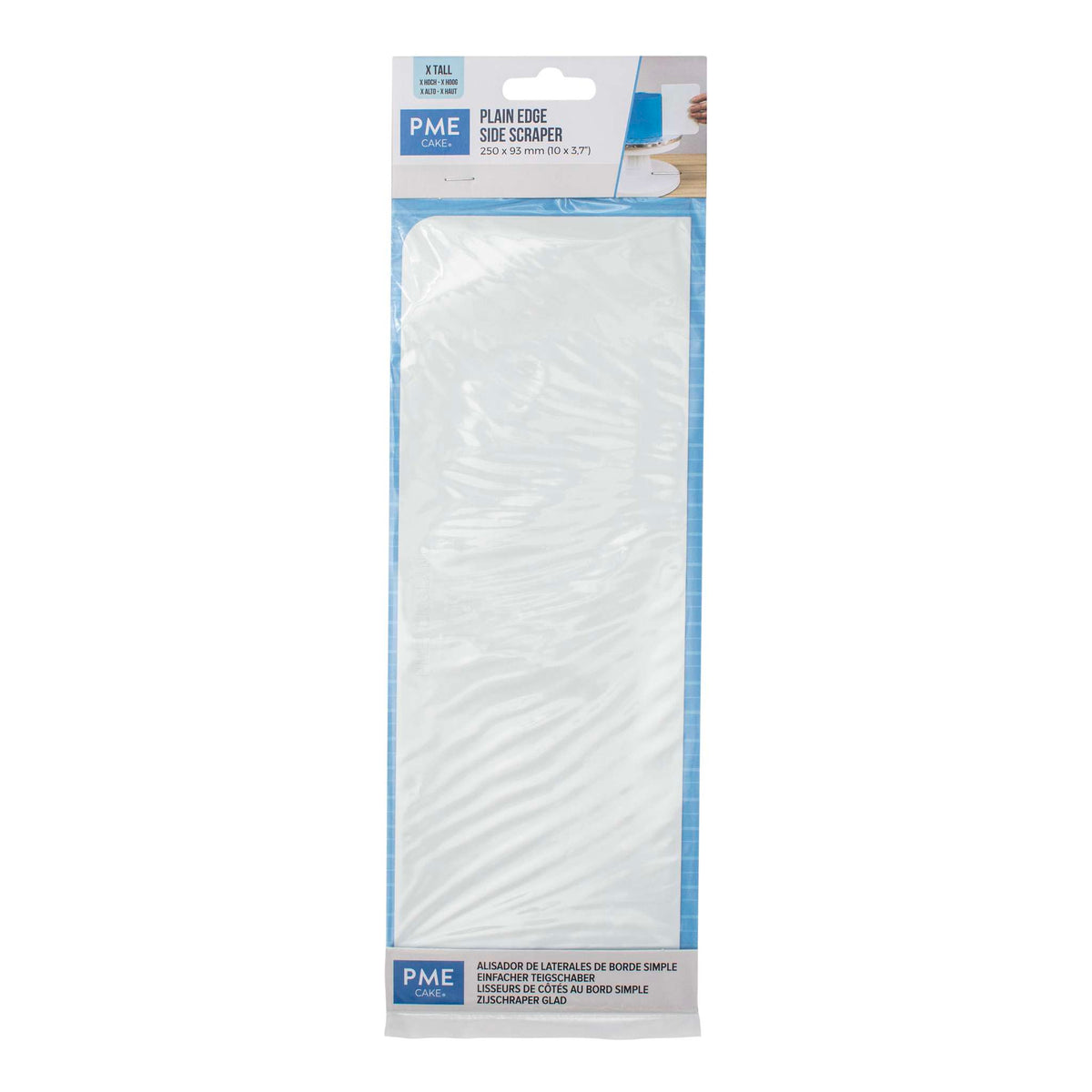 Zijkant Schrapers - X-Hoge Plastic (255mm / 10")