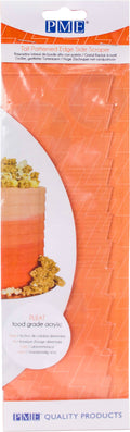 Zijkant Schrapers - Patroon Acryl Plooi (255mm / 10")