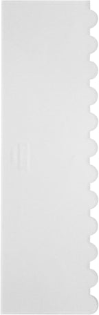 Ribbed Tall Patterned Edge Side Scrapper