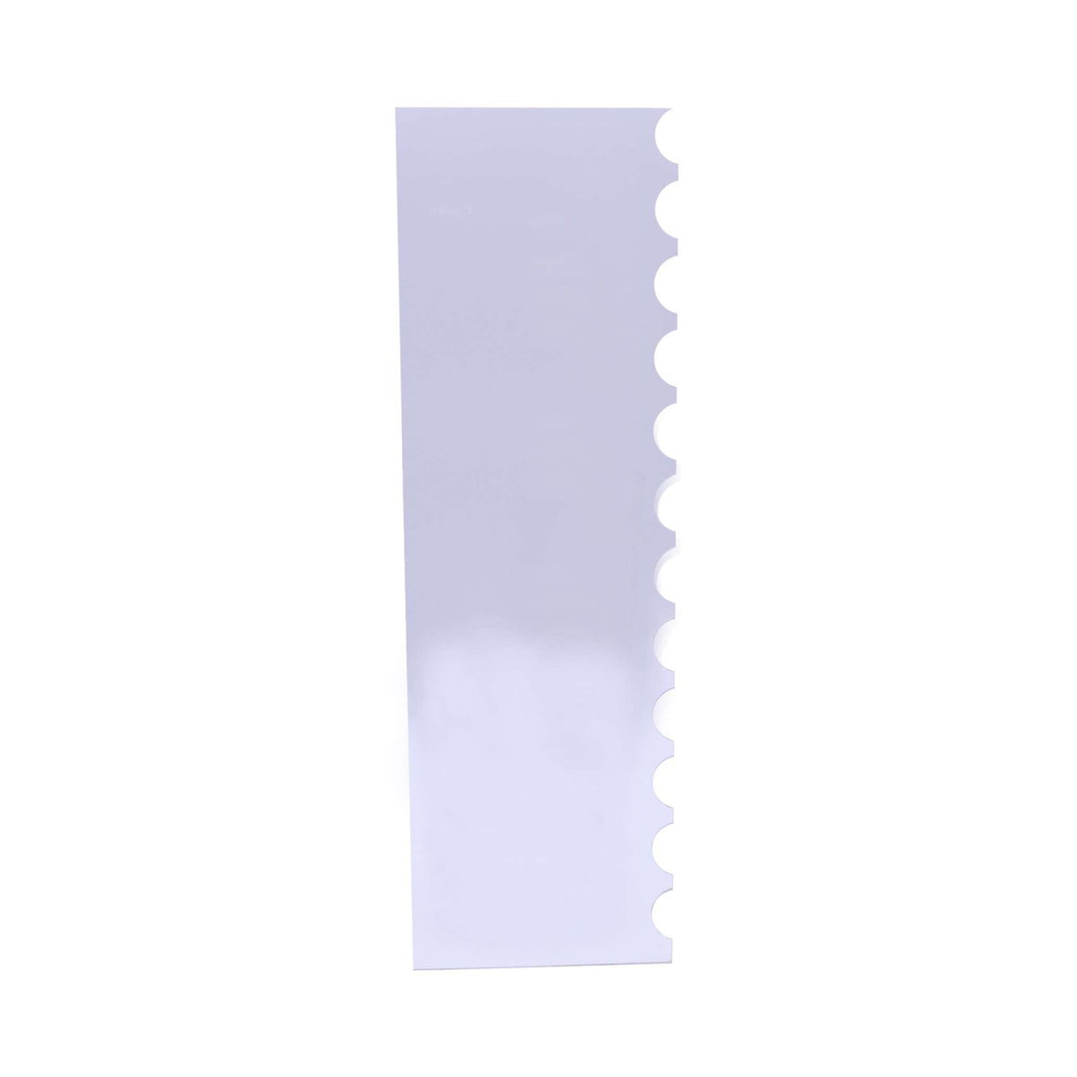Zijkant Schrapers - Patroon Acryl Scallop (255mm / 10")