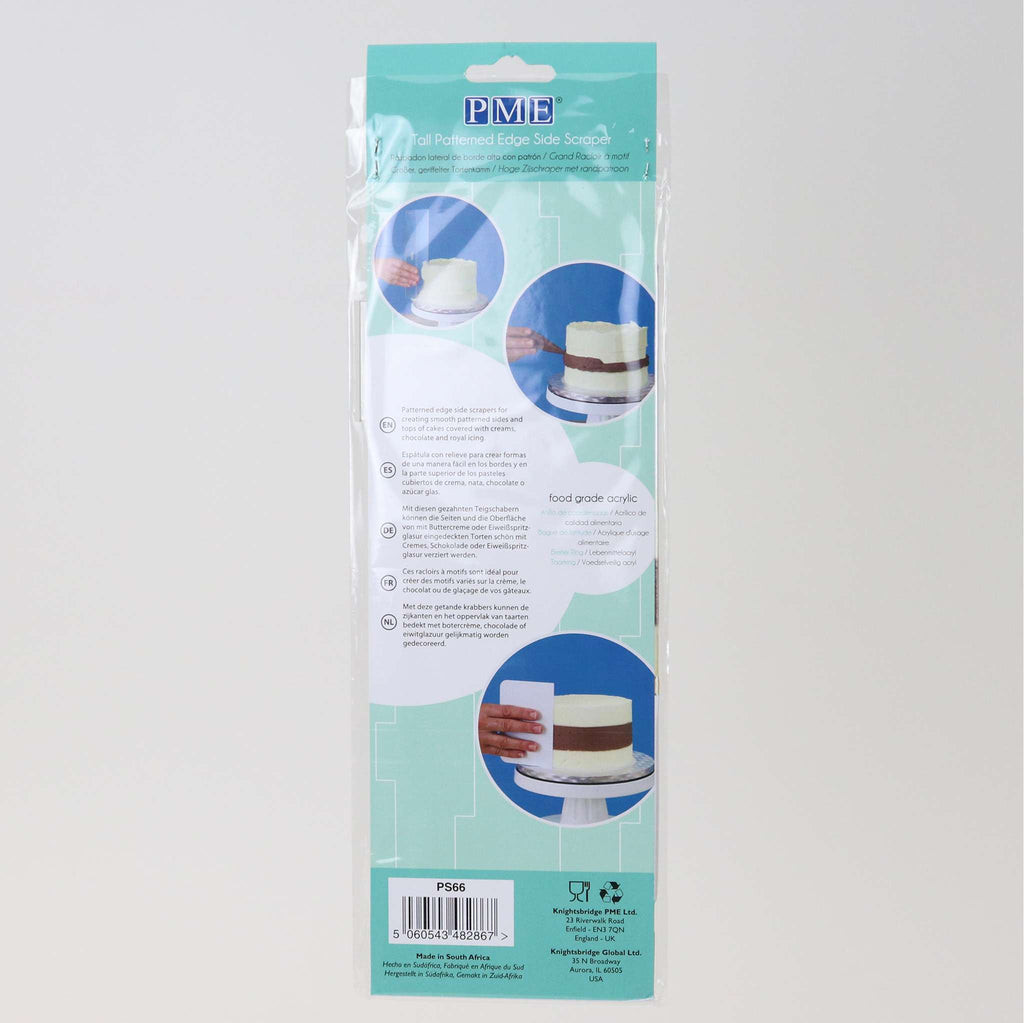 Racleurs latéraux - Anneau de latitude pour gâteaux de 4" et 6" (255mm / 10")