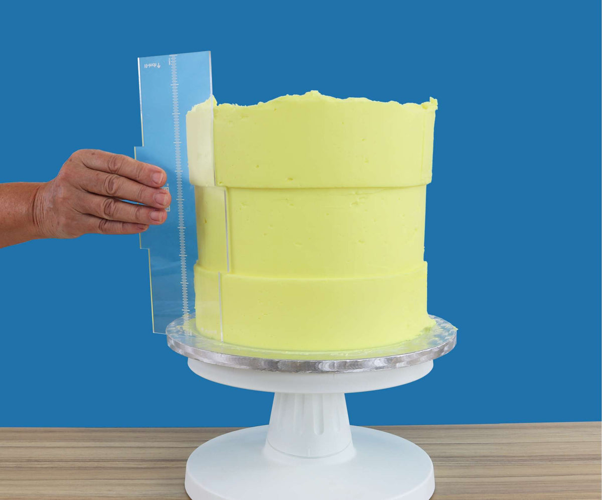 Zijkant Schrapers - Breedte Ring voor 8" en 10" Taarten (255mm / 10")