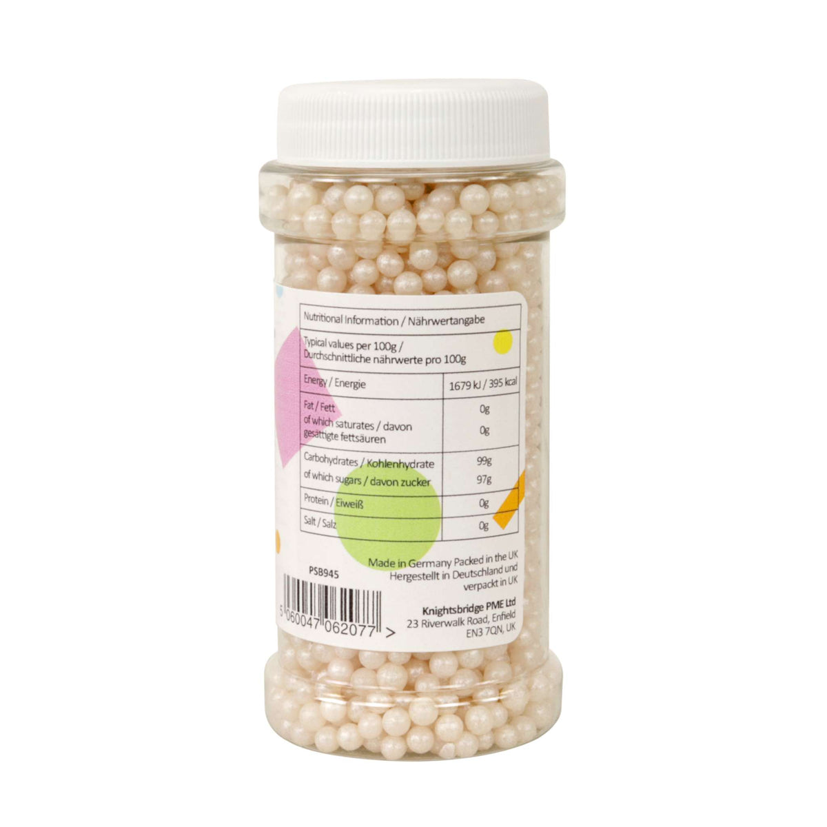 Zuckerperlen - Perlmutt-Rouge (100g / 3,5oz)