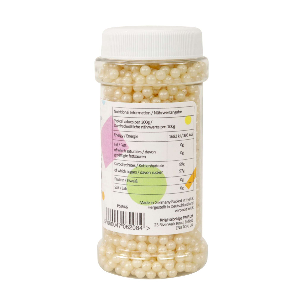 Perles de Sucre - Pearlized Ivory (100g / 3.5oz)