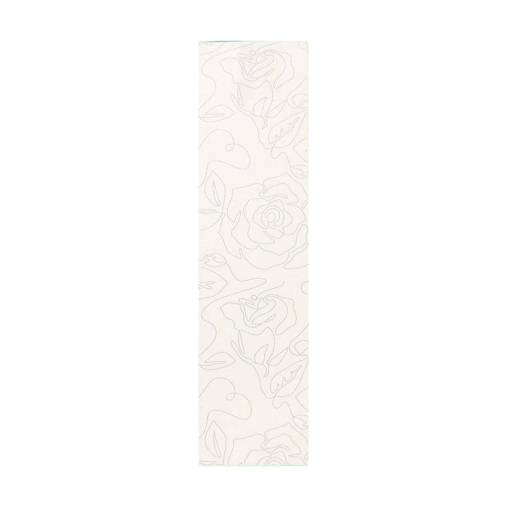White Sugar Roses Pk/8