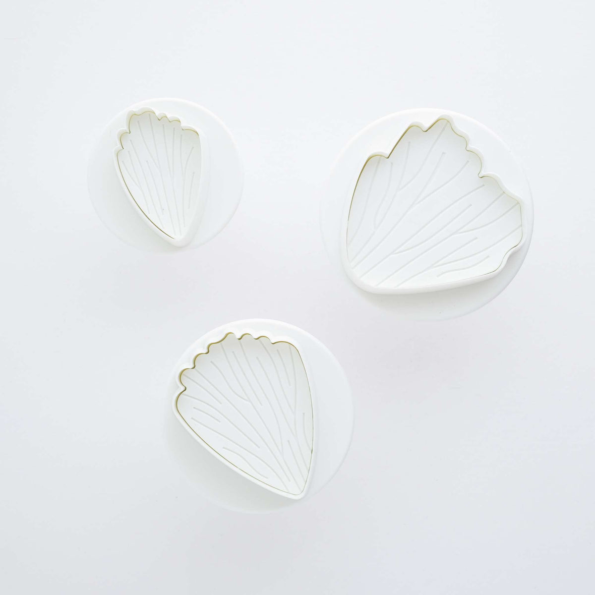 Peony Plunger Fondant Cutters Set Of 3