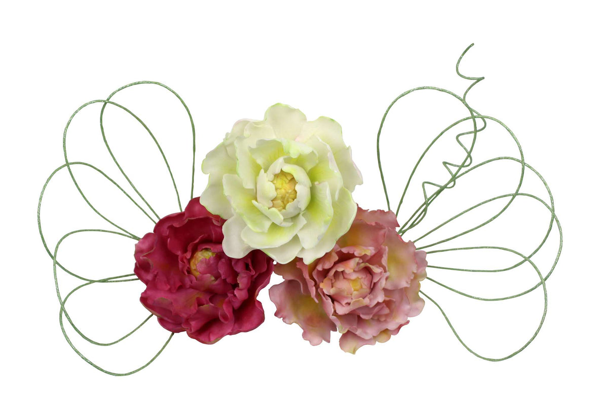 Peony Plunger Fondant Cutters Set Of 3