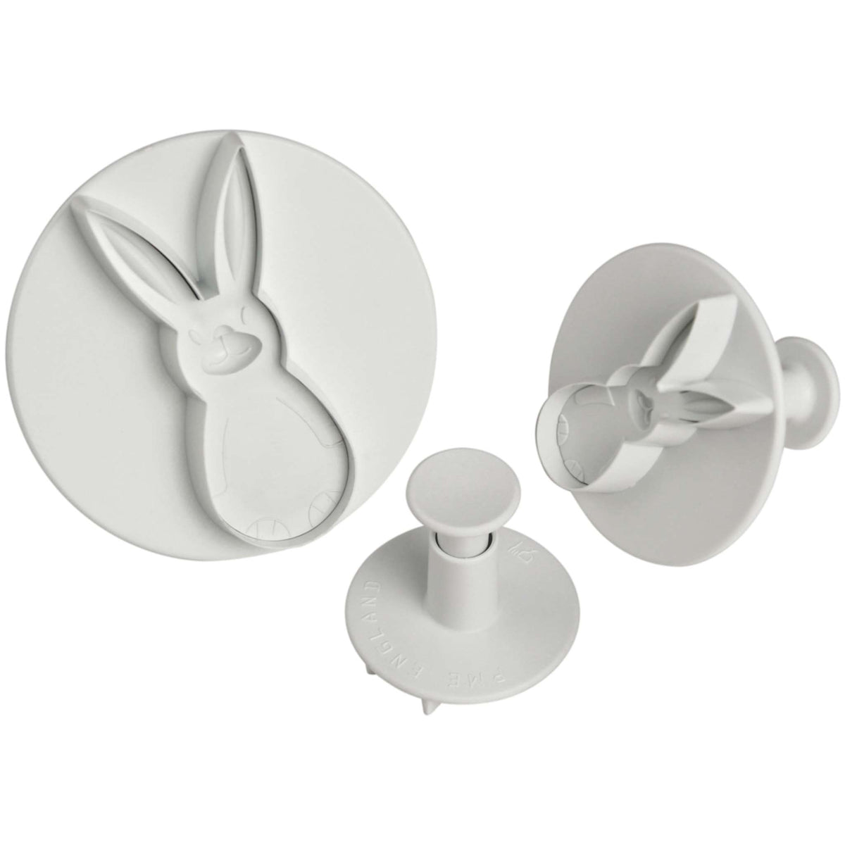 Neuheit Ausstecher mit Auswerfer - S/M/L Hase Set von 3
