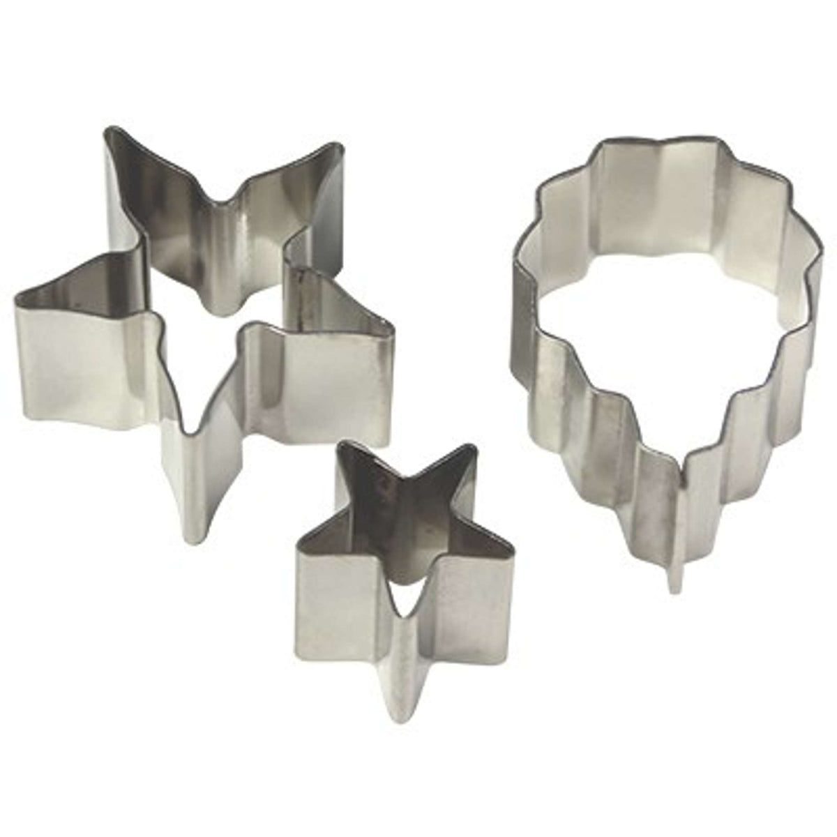 Découpoirs en Acier Inoxydable - Feuilles & Pétales, Ensemble de 3