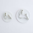 Plastik-Ausstecher - Rentier Set von 2