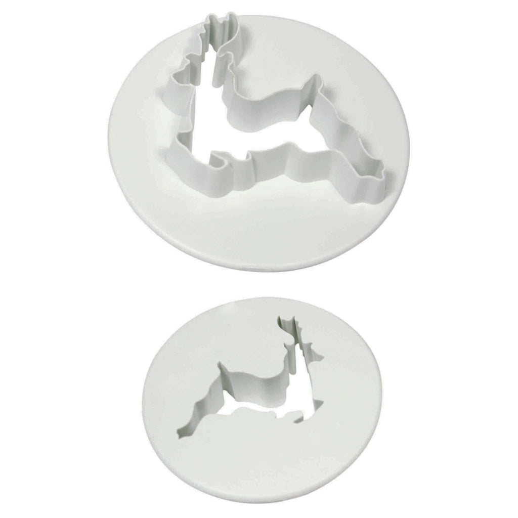 Plastik-Ausstecher - Rentier Set von 2
