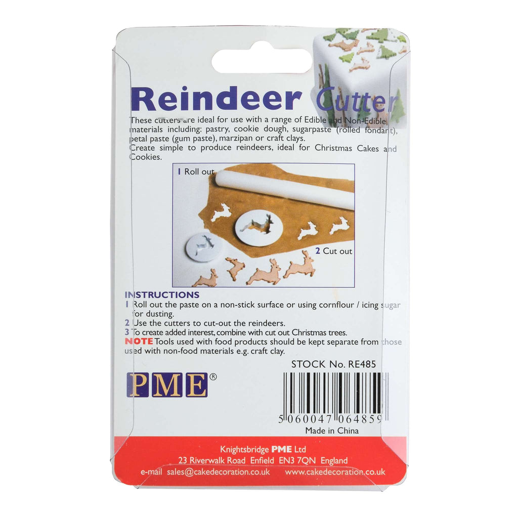 Plastik-Ausstecher - Rentier Set von 2