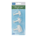 Veined Rose Leaf Plunger Fondant Cutters Set Of 3