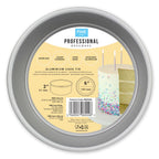 Molde para Pastel Redondo de Aluminio Anodizado PME Profundidad de 6 x 2-pulgadas