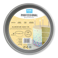 Molde para Pastel Redondo de Aluminio Anodizado PME Profundidad de 12 x 4-pulgadas