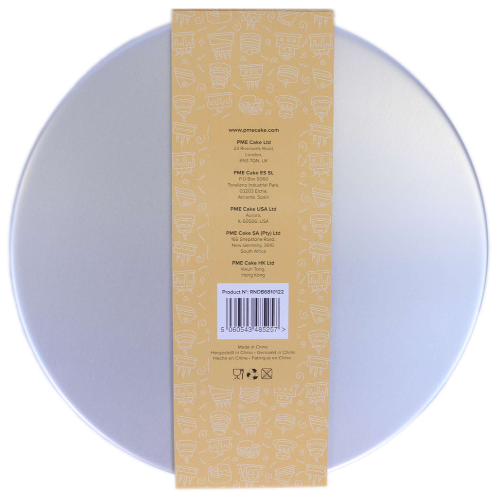 Round Aluminium Cake Tins Set Of 4 (6, 8, 10, 12" x 2")