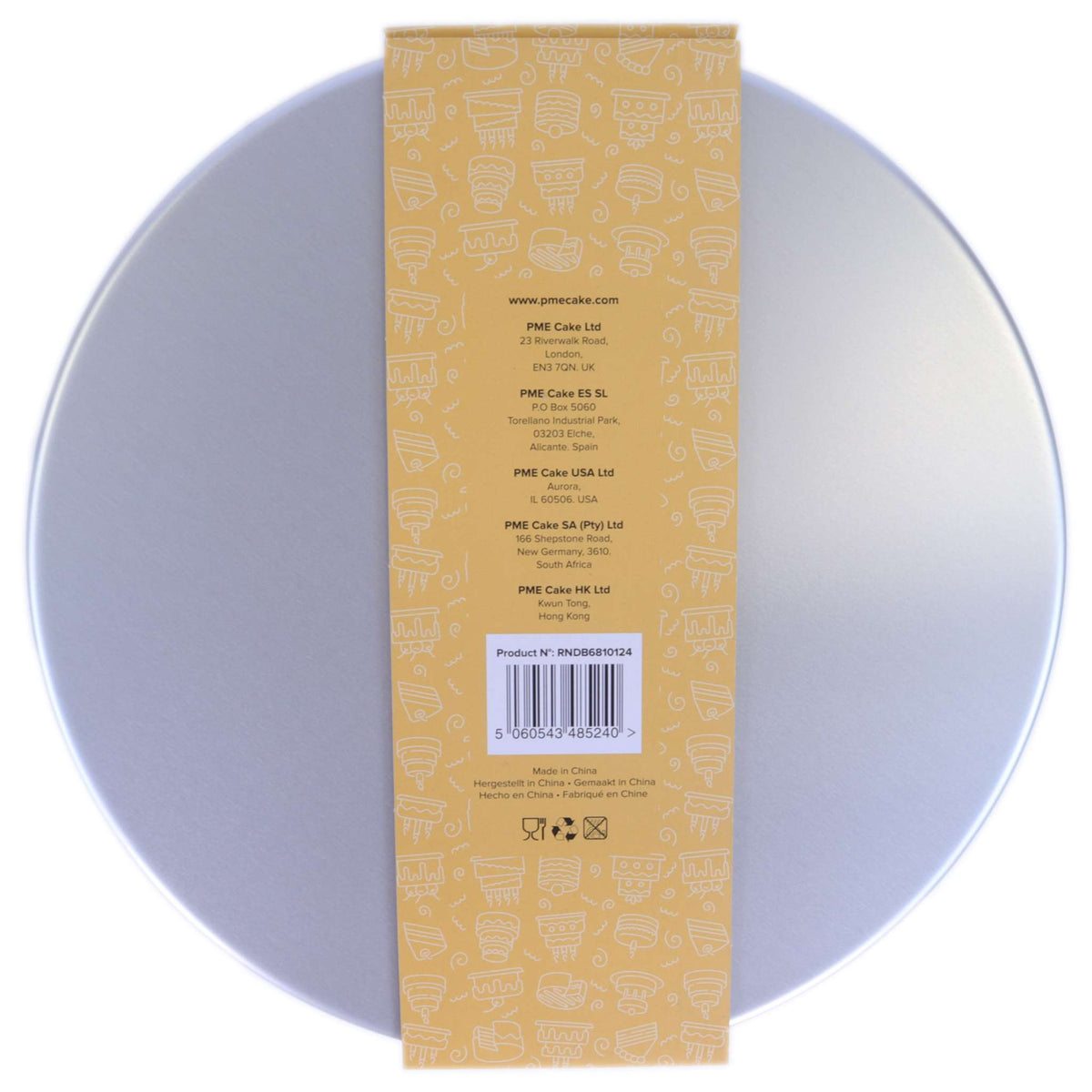 Ronde Taartvormen 6, 8, 10, 12 inch x 4 inch diep, Set van 4