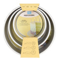 Round Aluminium Cake Tins Set Of 3 (6, 8, 10" x 3")
