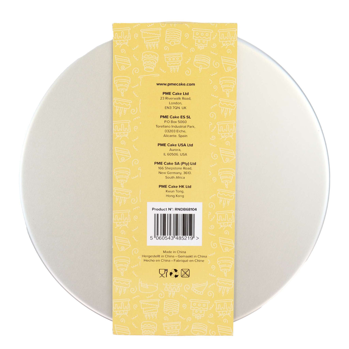 Round Aluminium Cake Tins Set Of 3  (6, 8, 10" x 4")