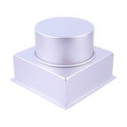 Starter Set Aluminium Cake Tins Set Of 2 - Square (8" x 4") Round (6" x 4")
