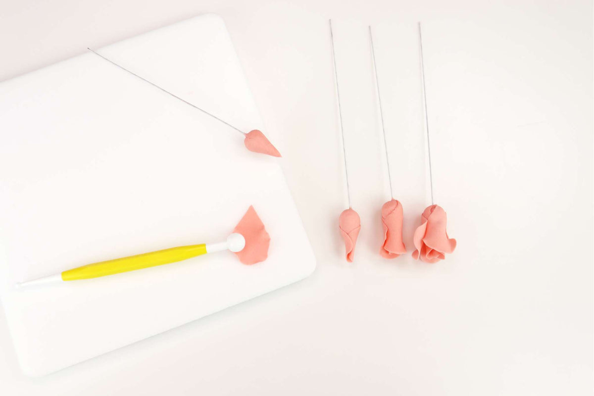 Rose Petal Fondant Cutters Set Of 4