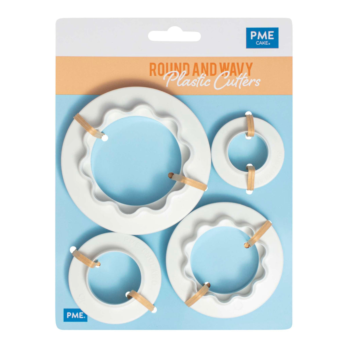Round And Wavy Fondant Cutters Set Of 4