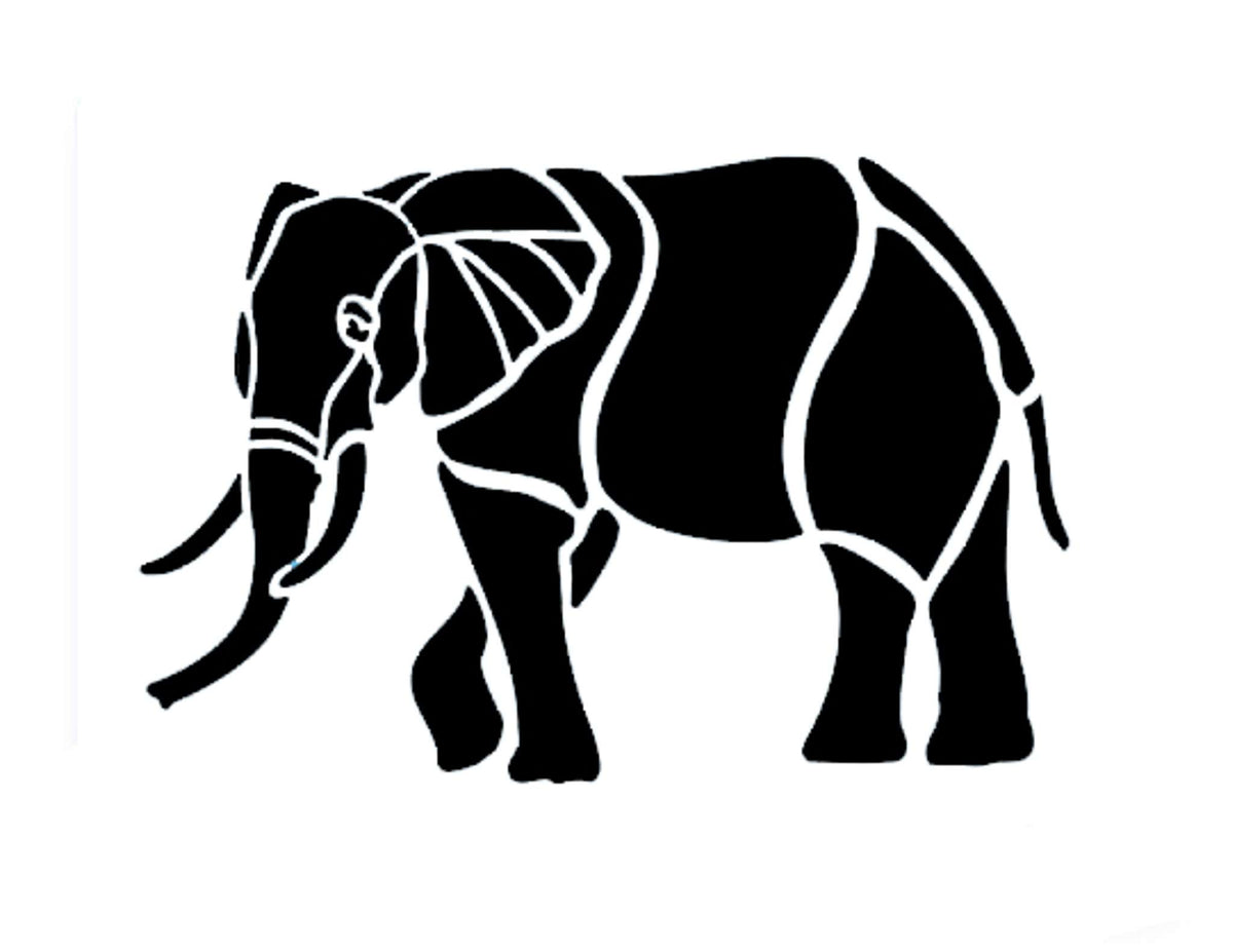 Elephant Stencil