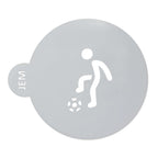 Plantillas JEM - Futbolistas, Set de 3 (90mm / 3.5")