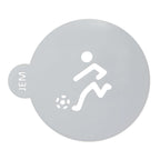 Plantillas JEM - Futbolistas, Set de 3 (90mm / 3.5")