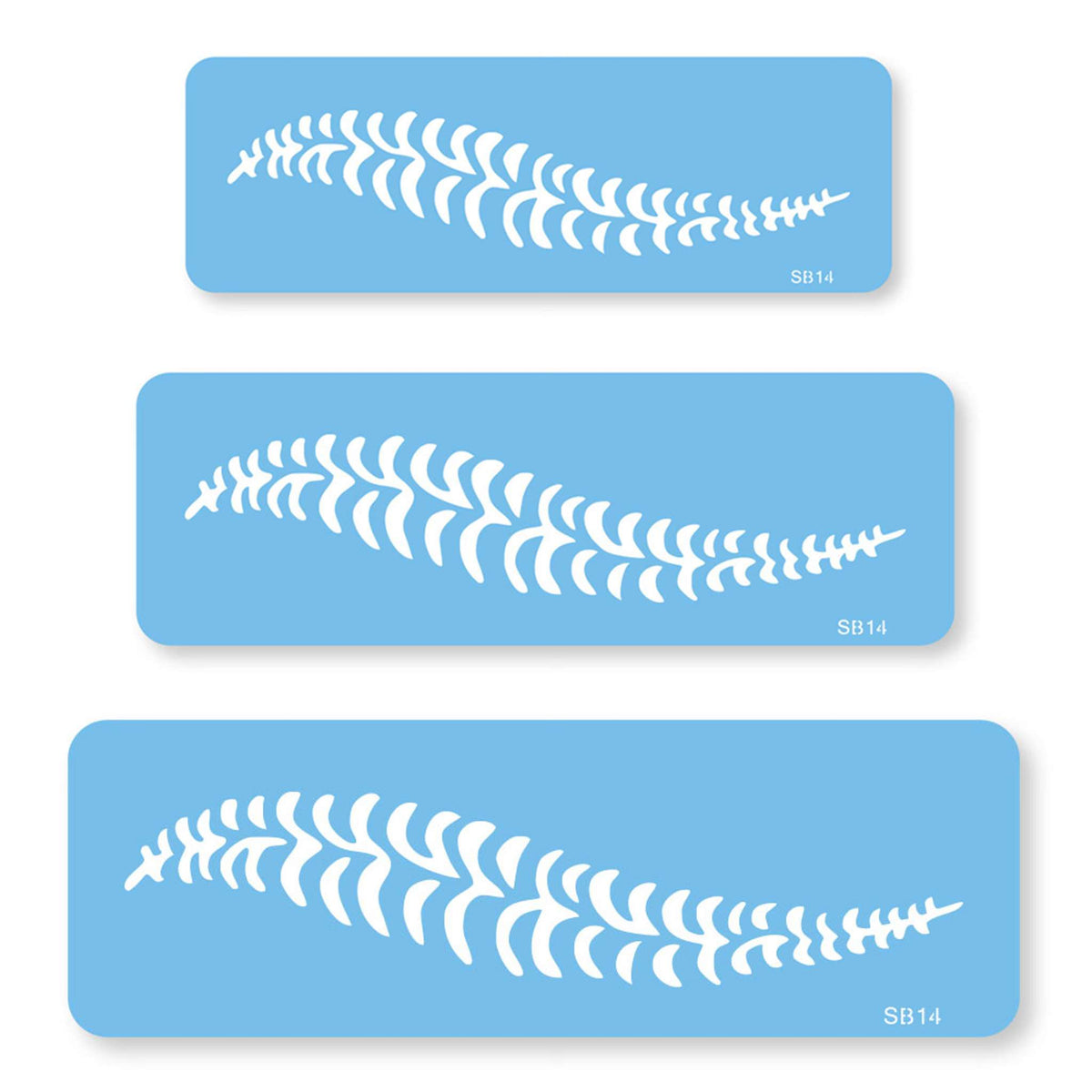 Fern Border Set of 3