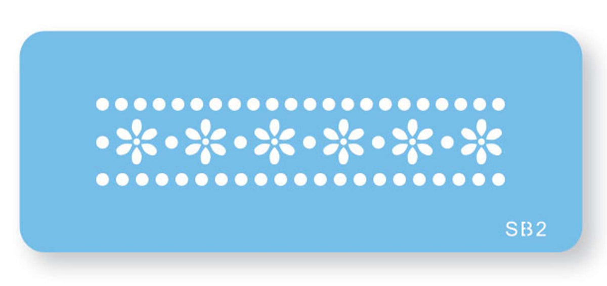Daisy And Dots Border