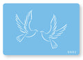 Plantilla de Palomas Volando JEM