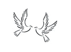 Plantilla de Palomas Volando JEM