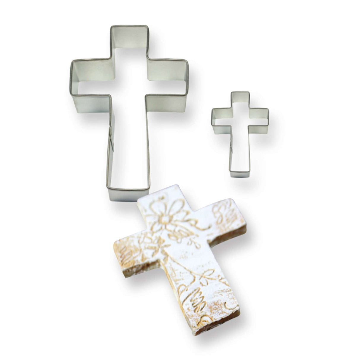 Cross Cookie Cutters Set Of 2