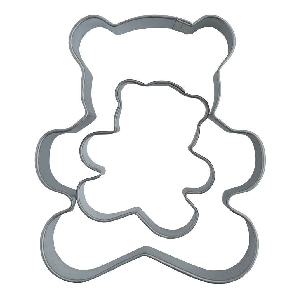 Teddy Cookie Cutters Set Of 2