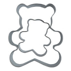 Teddy Cookie Cutters Set Of 2