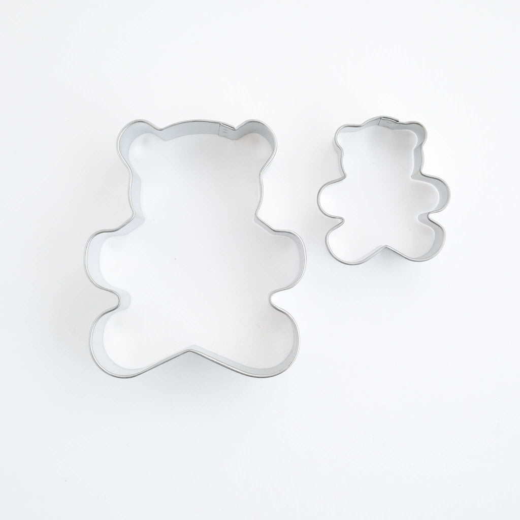 Teddy Cookie Cutters Set Of 2
