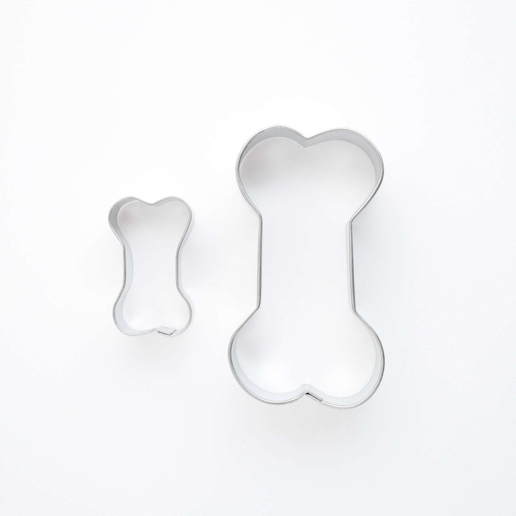 Skelett-Knochen Keks & Kuchenausstecher, Set aus 2