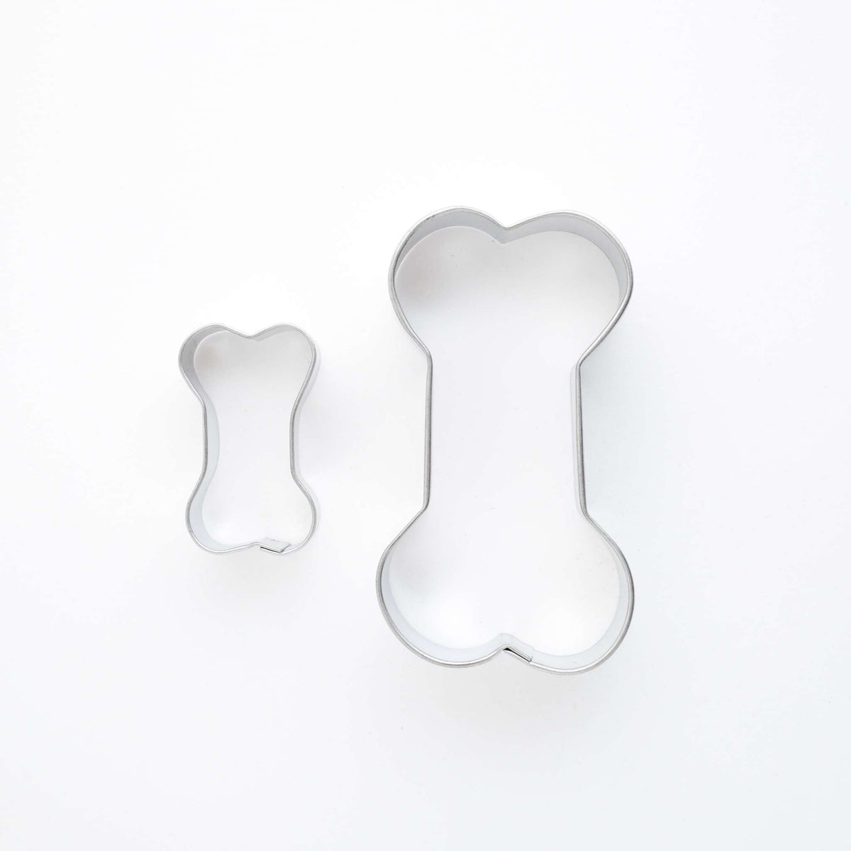 Skelett-Knochen Keks & Kuchenausstecher, Set aus 2