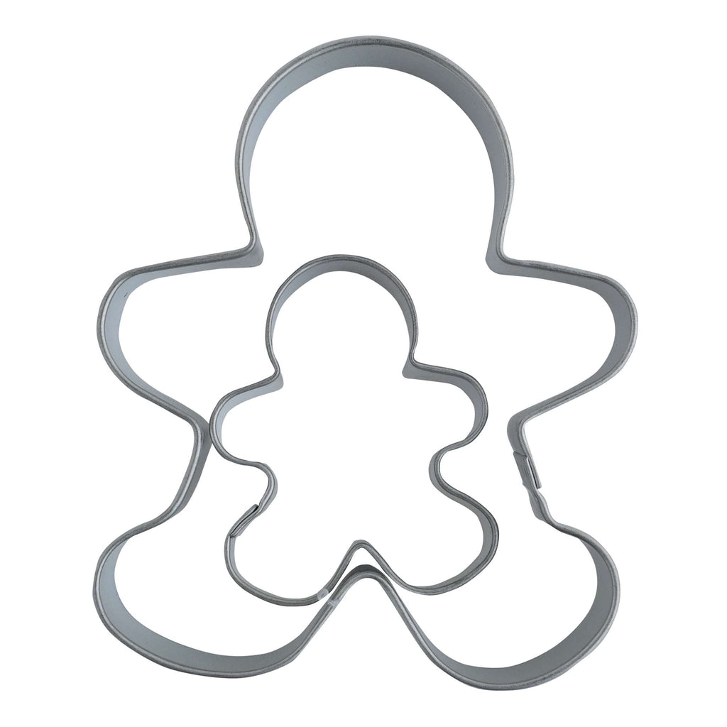 Gingerbread Man Cookie Cutters Set Of 2