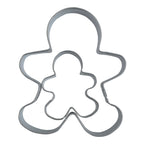 Gingerbread Man Cookie Cutters Set Of 2